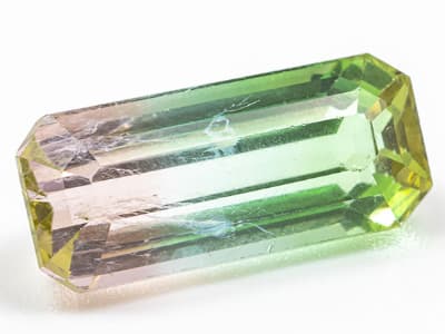Natural tourmaline gemstone